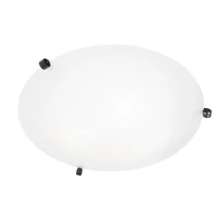 Ögla Ø450 plafond svart/vit