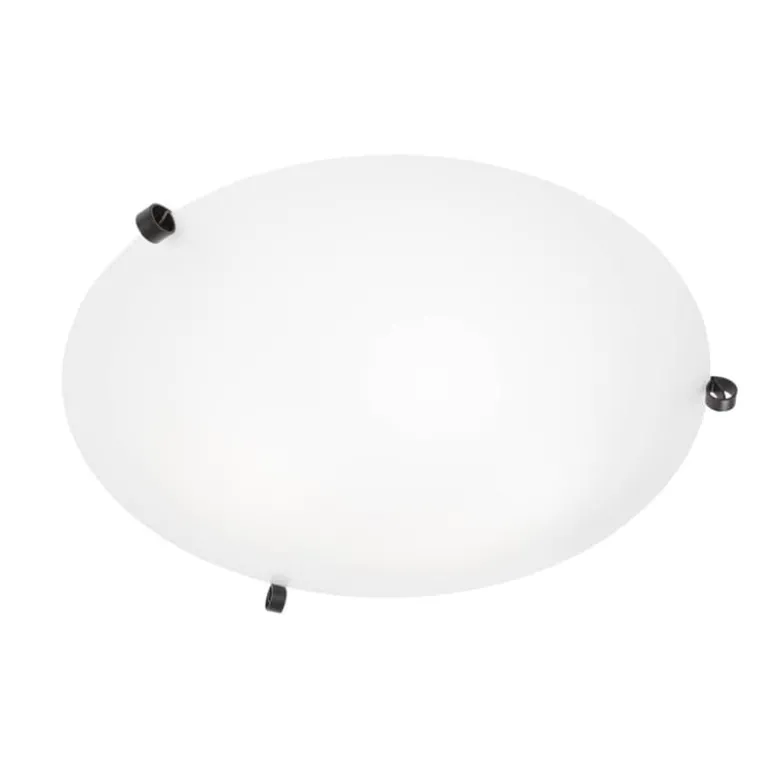 Ögla Ø450 plafond svart/vit