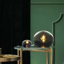 Globus 18 cm bordslampa rök