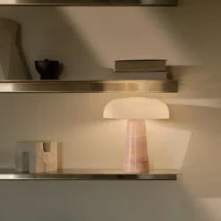 Glossy Mini bordslampa Rosa