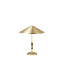 Governor 250 bordslampa mässing/valnöt