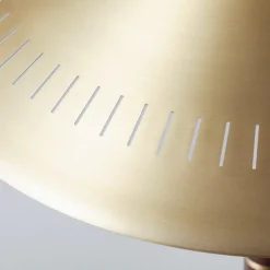 Governor 405 bordslampa mässing/valnöt