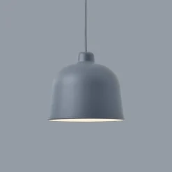Grain taklampa blågrå