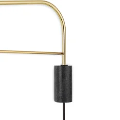 Grant 111cm vägglampa mässing