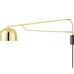 Grant 111cm vägglampa mässing