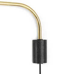Grant 43cm vägglampa mässing