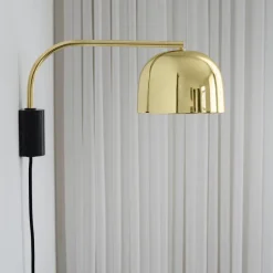 Grant 43cm vägglampa mässing