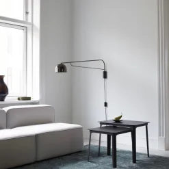 Grant 111cm vägglampa svart