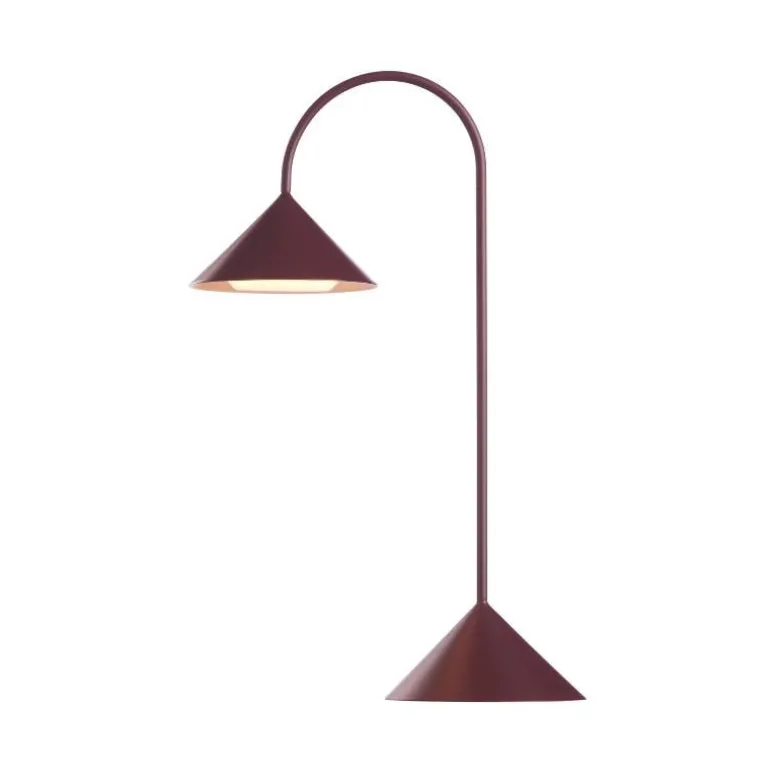 Grasp H47 portabel bordslampa matt beetroot