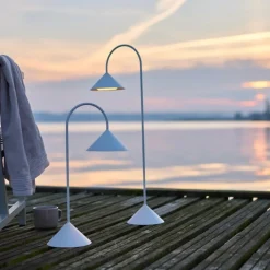 Grasp H72 portabel bordslampa matt white