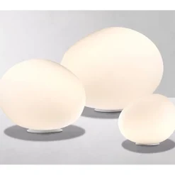 Gregg grande bordslampa vit med dimmer