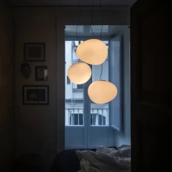 Gregg grande taklampa vit
