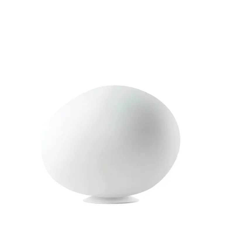 Gregg media bordslampa vit med dimmer