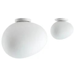 Gregg media vägglampa/plafond vit