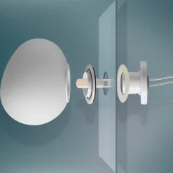 Gregg piccola IP44 mirror vägglampa/plafond vit