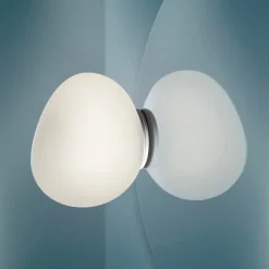 Gregg piccola IP44 mirror vägglampa/plafond vit