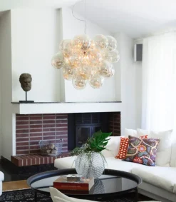 Gross Grande Taklampa Amber