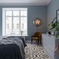 Gross Vägglampa Ø60cm Rökgrå