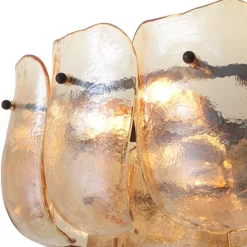 Gustave Chandelier taklampa Bronze/champagnefärgat glas