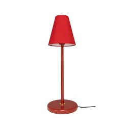 Haga bordslampa röd