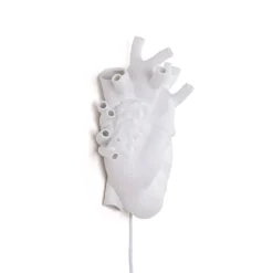 Heart lamp love in bloom vägglampa