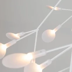 Heracleum III Suspended Small white