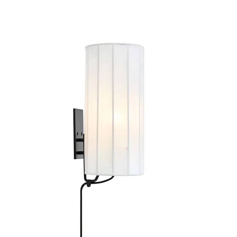 Hikari vägglampa vit/svart