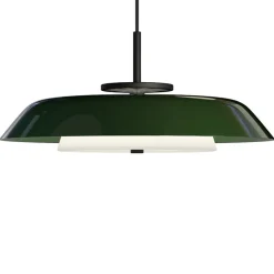 Horisont Ø43 taklampa mattsvart/blank skogsgrön