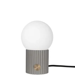 Hubble 15 bordslampa grå/mässing