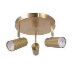 Hubble 3 plafond borstad mässing