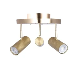 Hubble 3 plafond borstad mässing