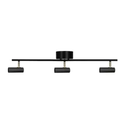 Hubble plafond svart/mässing