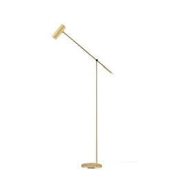 Hubble Read golvlampa borstad mässing