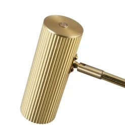 Hubble Read golvlampa borstad mässing