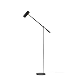 Hubble Read golvlampa svart/mässing
