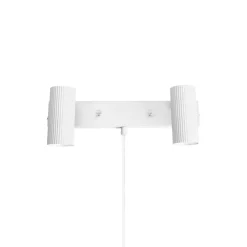 Hubble 2 vägglampa vit/krom