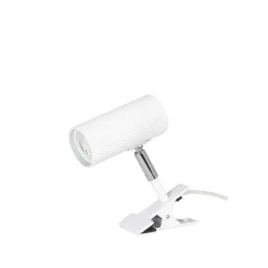 Hubble vägglampa vit/krom