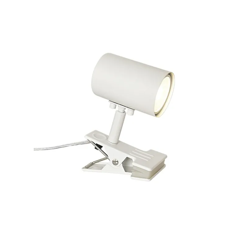 Hugin klämlampa vit