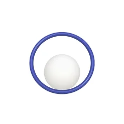Hula Hoop vägglampa Electric Blue