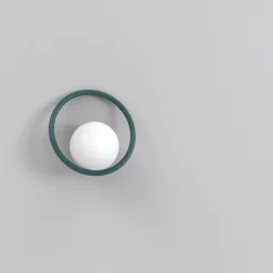 Hula Hoop vägglampa med sladd Peacock Green