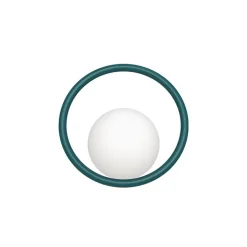 Hula Hoop vägglampa med sladd Peacock Green