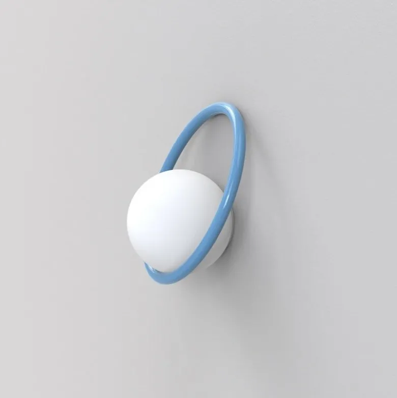Hula Hoop vägglampa Scandi Blue