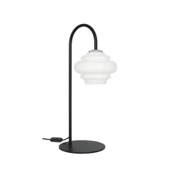 Ice bordslampa svart/aluminium