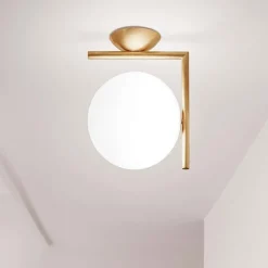 IC Lights C/W2 Vägg-/ taklampa borstad mässing