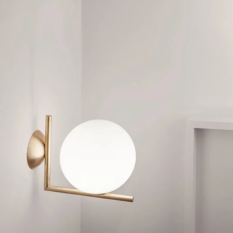 IC Lights C/W1 Vägg-/ taklampa borstad mässing