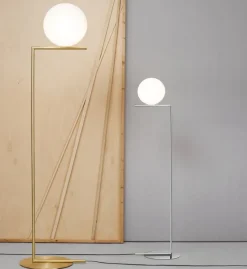 IC Lights F1 golvlampa krom