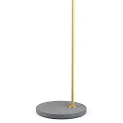 IC Lights F1 outdoor golvlampa borstad mässing/grå lava marmor