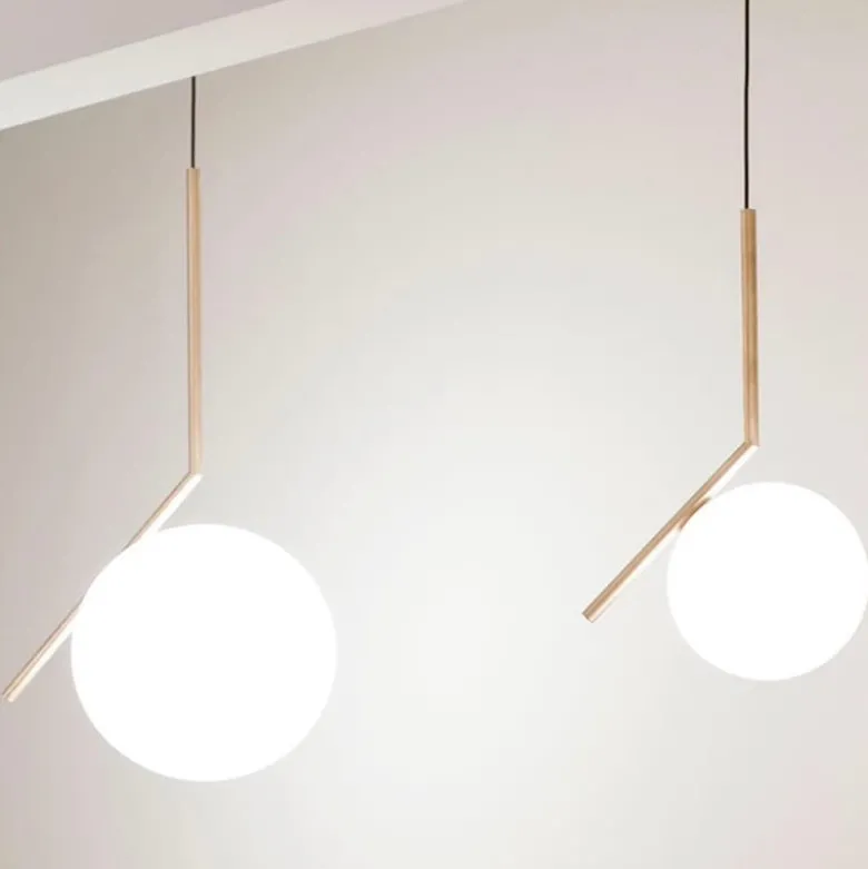 IC Lights S1 taklampa borstad mässing