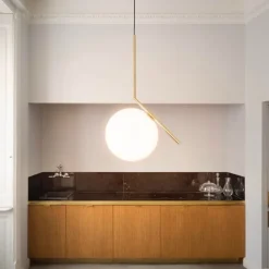 IC Lights S2 taklampa borstad mässing
