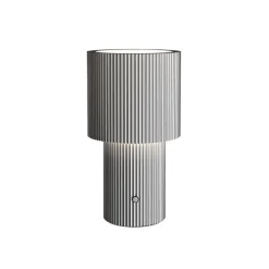 Iluma portabel bordslampa silver